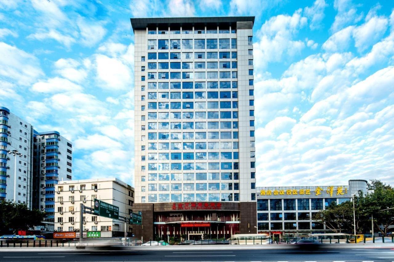 Guangzhou Jin Wan Li Business Hotel Bagian luar foto