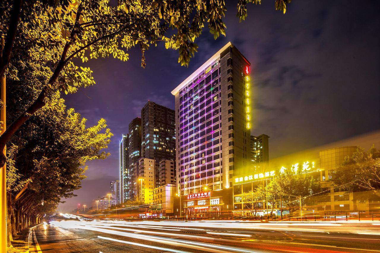 Guangzhou Jin Wan Li Business Hotel Bagian luar foto