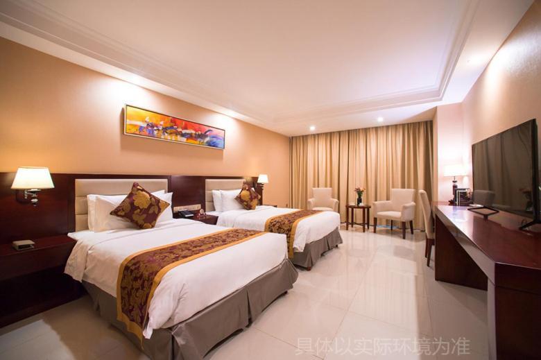 Guangzhou Jin Wan Li Business Hotel Bagian luar foto