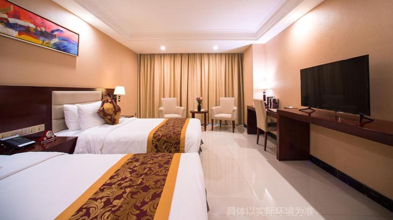 Guangzhou Jin Wan Li Business Hotel Bagian luar foto