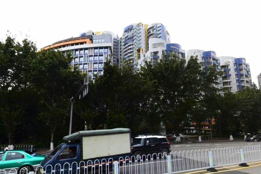 Guangzhou Jin Wan Li Business Hotel Bagian luar foto